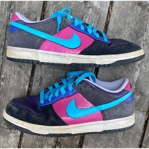 Nike Dunk Low 6.0 Shoes Sneakers Black Pink Women's Size 8.5 SB Y2K 2008